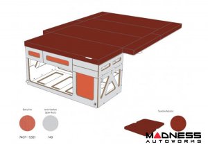 Volkswagen ID. Buzz Camper Kit - Sleeping Platform - Red